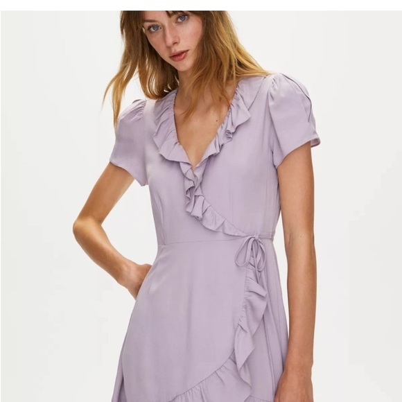 Sunday Best Ruffle Wrap Dress - Picture 2 of 9